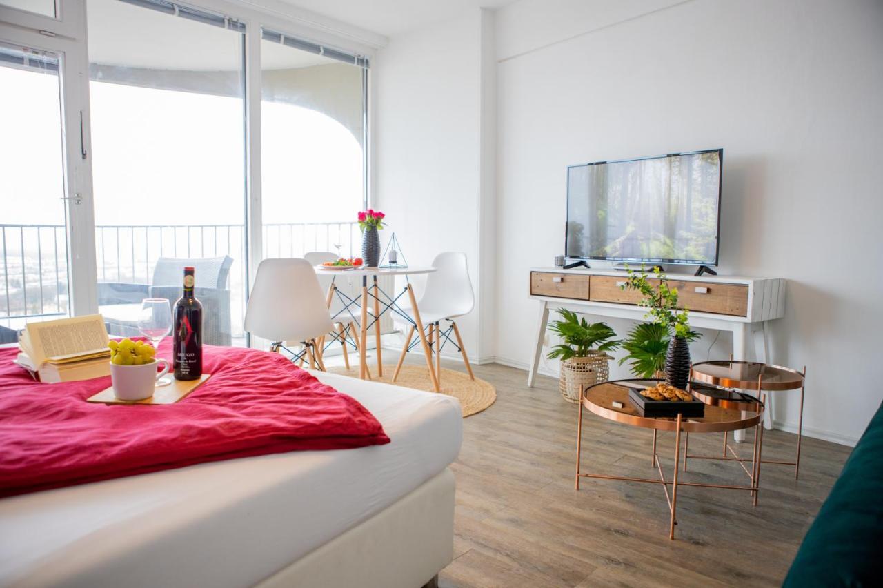 Modernes Apartment Mit Tollem Blick Ueber Die Stadt Аугсбург Экстерьер фото